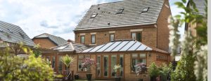 Solid roof conservatory - matrix - aluminium windows and doors Solid Roof Conservatory in Hitchin, Watford, London - Durajoin
